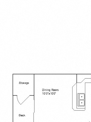 2 Bedroom 1.25 Bathroom